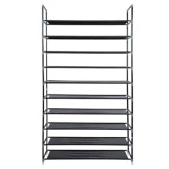GENERIC 10 Tier 50 Pairs Shoe Rack Organizer Storage Shelf Home Saving Space Standing