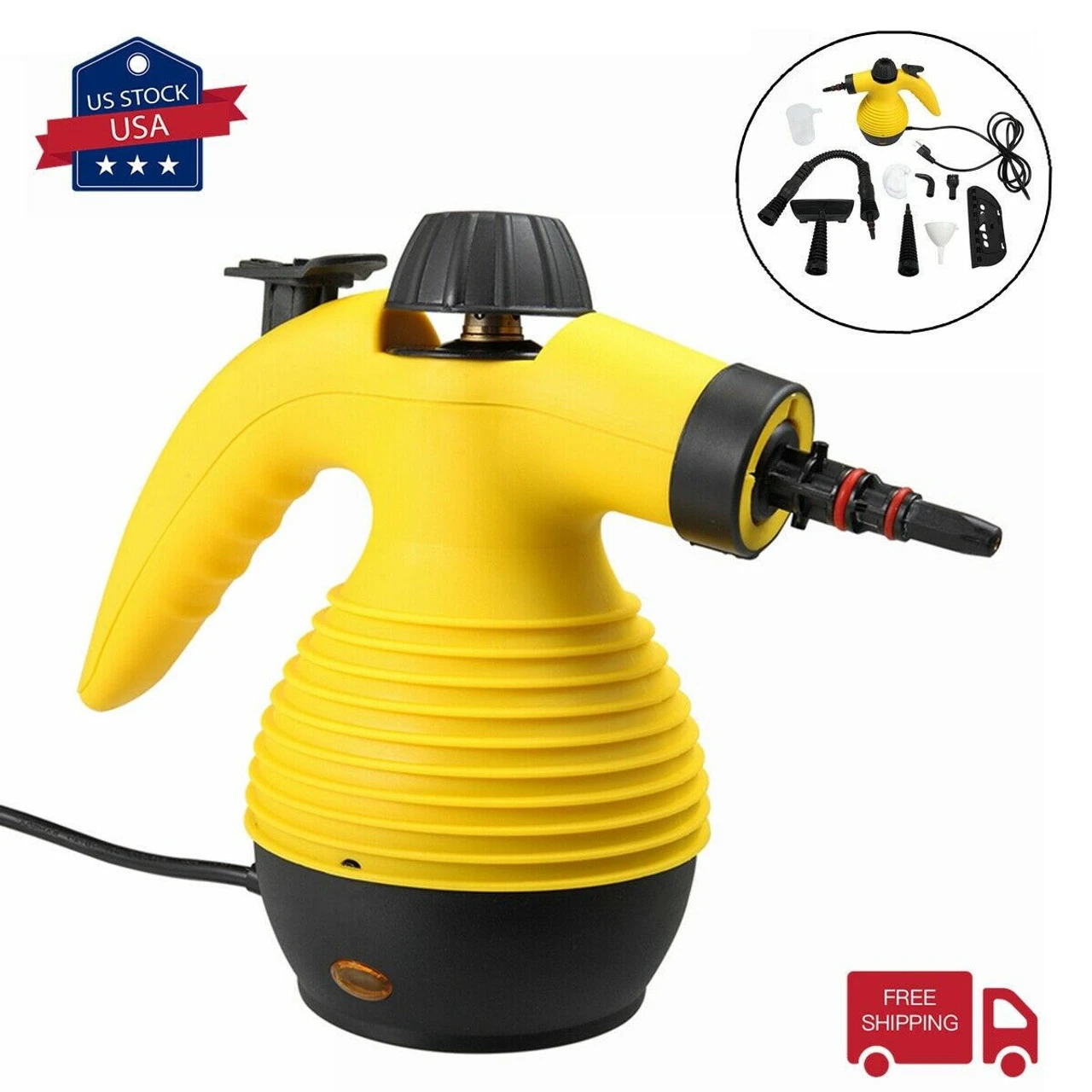 1050W Multi Steam Cleaner Handheld Steamer For Household Car Cleaning Portable 3 1050W Multi Steam Cleaner Handheld Steamer For Household Car Cleaning Portable