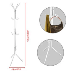 GENERIC 12 Hooks Metal Coat Rack Clothes Hat Bag Hanger Tree Stand Umbrella Holder 3Tie -Home Appliances Store 12 hooks metal coat rack clothes hat bag hanger tree stand umbrella holder 3tie 81430.1665653293