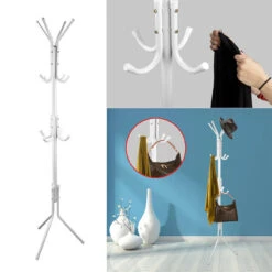 GENERIC 12 Hooks Metal Coat Rack Clothes Hat Bag Hanger Tree Stand Umbrella Holder 3Tie -Home Appliances Store 12 hooks metal coat rack clothes hat bag hanger tree stand umbrella holder 3tie 89629.1665655916