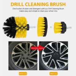 GENERIC 12/21 Pcs Electric Drill Brush Attachment Set Cleaning Kit Power Scrubber Pads -Home Appliances Store 1221 pcs electric drill brush attachment set cleaning kit power scrubber pads 40500.1713758934