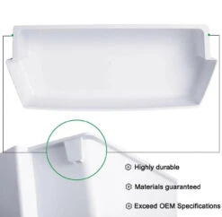 2 Pack 2187172 Door Shelf Bin Whirlpool Frigidaire Whirlpool Kenmore Fridge