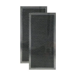 2-Pack Compatible Whirlpool 4393791 Microwave Hood Charcoal Carbon Filter Set