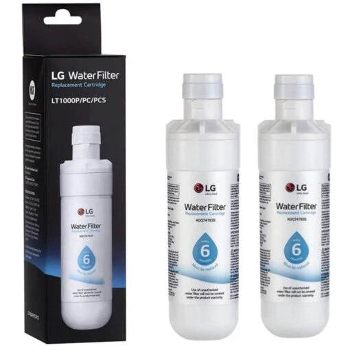 (2pk) LG LT1000P Refrigerator Water Filter ADQ74793501, ADQ74793502, ADQ747935, MDJ64844601, Kenmore 46-9980