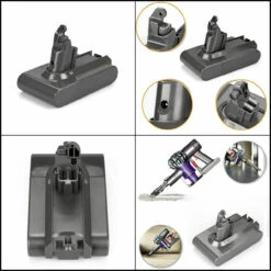 21.6V 5000mAh Battery For Dyson V6 SV03 SV04 SV05 DC58 DC59 DC61 Handheld Animal -Home Appliances Store 21.6v 5000mah battery for dyson v6 sv03 sv04 sv05 dc58 dc59 dc61 handheld animal 08496.1684411667