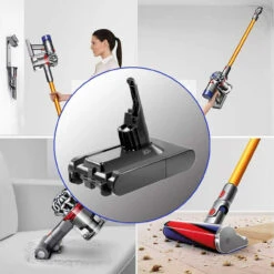 21.6V 5000mAh V8 Battery For Dyson Absolute Cordless Vacuum Cleaner Li-ion SV10 -Home Appliances Store 21.6v 5000mah v8 battery for dyson absolute cordless vacuum cleaner li ion sv10 28566.1681903041