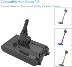 21.6V 5000mAh V8 Battery For Dyson Absolute Cordless Vacuum Cleaner Li-ion SV10 -Home Appliances Store 21.6v 5000mah v8 battery for dyson absolute cordless vacuum cleaner li ion sv10 49619.1681903041