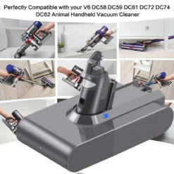 21.6V Lithium Ion Battery For Dyson V6 Animal V7 V8 Absolute HEPA Vacuum Cleaner -Home Appliances Store 21.6v lithium ion battery for dyson v6 animal v7 v8 absolute hepa vacuum cleaner 20190.1703250329