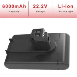 21.6V Lithium Ion Battery For Dyson V6 Animal V7 V8 Absolute HEPA Vacuum Cleaner -Home Appliances Store 21.6v lithium ion battery for dyson v6 animal v7 v8 absolute hepa vacuum cleaner 40734.1703250329
