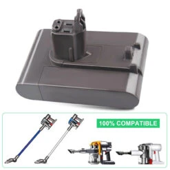 21.6V Lithium Ion Battery For Dyson V6 Animal V7 V8 Absolute HEPA Vacuum Cleaner -Home Appliances Store 21.6v lithium ion battery for dyson v6 animal v7 v8 absolute hepa vacuum cleaner 87874.1703250329