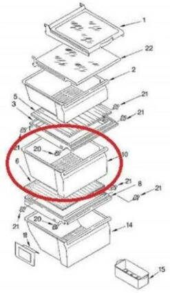 2188656 Crisper Pan Compatible With Whirlpool Refrigerator WP2188656 PS890591 -Home Appliances Store 2188656 crisper pan compatible with whirlpool refrigerator wp2188656 ps890591 17829.1665677793