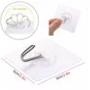 24 Pcs Adhesive Sticky Hooks Heavy Duty Wall Seamless Hooks Hangers Transparent -Home Appliances Store 24 pcs adhesive sticky hooks heavy duty wall seamless hooks hangers transparent 11160.1712916183