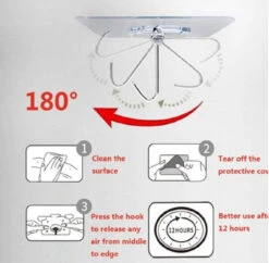 24 Pcs Adhesive Sticky Hooks Heavy Duty Wall Seamless Hooks Hangers Transparent -Home Appliances Store 24 pcs adhesive sticky hooks heavy duty wall seamless hooks hangers transparent 39238.1712916183