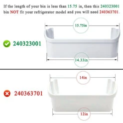 240323001 Door Bin, PS429724 Replacement Side Shelf Frigidaire Refrigerator -Home Appliances Store 240323001 door bin ps429724 replacement side shelf frigidaire refrigerator 05184.1710302638