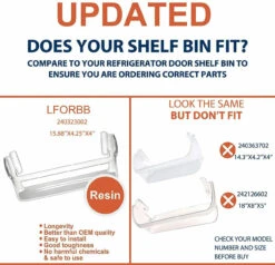 240323002 Upgraded Refrigerator Door Bin Frigidaire Replacement Shelf - 1/2/3Pcs -Home Appliances Store 240323002 upgraded refrigerator door bin frigidaire replacement shelf 123pcs 14428.1710230860