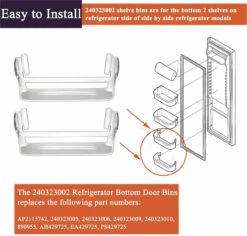 240323002 Upgraded Refrigerator Door Bin Frigidaire Replacement Shelf - 1/2/3Pcs -Home Appliances Store 240323002 upgraded refrigerator door bin frigidaire replacement shelf 123pcs 93806.1710230860