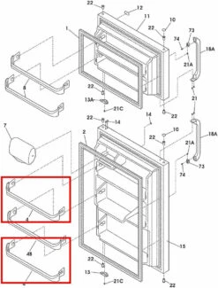 240534901 Ref Door Shelf Rack Bar Frigidaire AP3214630 PS734935 -Home Appliances Store 240534901 ref door shelf rack bar frigidaire ap3214630 ps734935 09402.1710317208