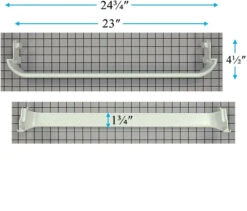 240534901 Ref Door Shelf Rack Bar Frigidaire AP3214630 PS734935 -Home Appliances Store 240534901 ref door shelf rack bar frigidaire ap3214630 ps734935 69595.1710317208