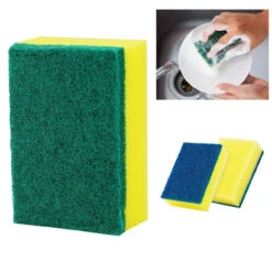 GENERIC 28 Bulk Heavy Duty Scrub Sponges Scourer Stands Up To Stuck-on Grime Kitchen