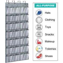GENERIC 28 Over The Door Shoe Organizer Rack Hanging Storage Holder Hanger Bags Closets 22 GENERIC 28 Over The Door Shoe Organizer Rack Hanging Storage Holder Hanger Bags Closets -Home Appliances Store 28 over the door shoe organizer rack hanging storage holder hanger bags closets 52308.1680030196