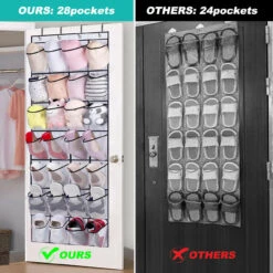 GENERIC 28 Over The Door Shoe Organizer Rack Hanging Storage Holder Hanger Bags Closets 26 GENERIC 28 Over The Door Shoe Organizer Rack Hanging Storage Holder Hanger Bags Closets -Home Appliances Store 28 over the door shoe organizer rack hanging storage holder hanger bags closets 58546.1680030196