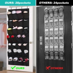 GENERIC 28 Over The Door Shoe Organizer Rack Hanging Storage Holder Hanger Bags Closets 28 GENERIC 28 Over The Door Shoe Organizer Rack Hanging Storage Holder Hanger Bags Closets -Home Appliances Store 28 over the door shoe organizer rack hanging storage holder hanger bags closets 94445.1680030196