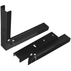 2x Adjustable Microwave Brackets Wall Mount Heavy Duty Shelf Carbon Steel Cradle -Home Appliances Store 2x adjustable microwave brackets wall mount heavy duty shelf carbon steel cradle 35606.1665665398