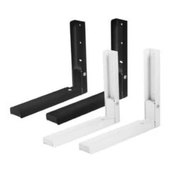 2x Adjustable Microwave Brackets Wall Mount Heavy Duty Shelf Carbon Steel Cradle -Home Appliances Store 2x adjustable microwave brackets wall mount heavy duty shelf carbon steel cradle 84670.1665675356