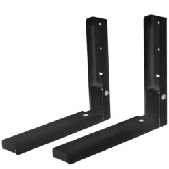 2x Adjustable Microwave Brackets Wall Mount Heavy Duty Shelf Carbon Steel Cradle -Home Appliances Store 2x adjustable microwave brackets wall mount heavy duty shelf carbon steel cradle 99576.1665667678