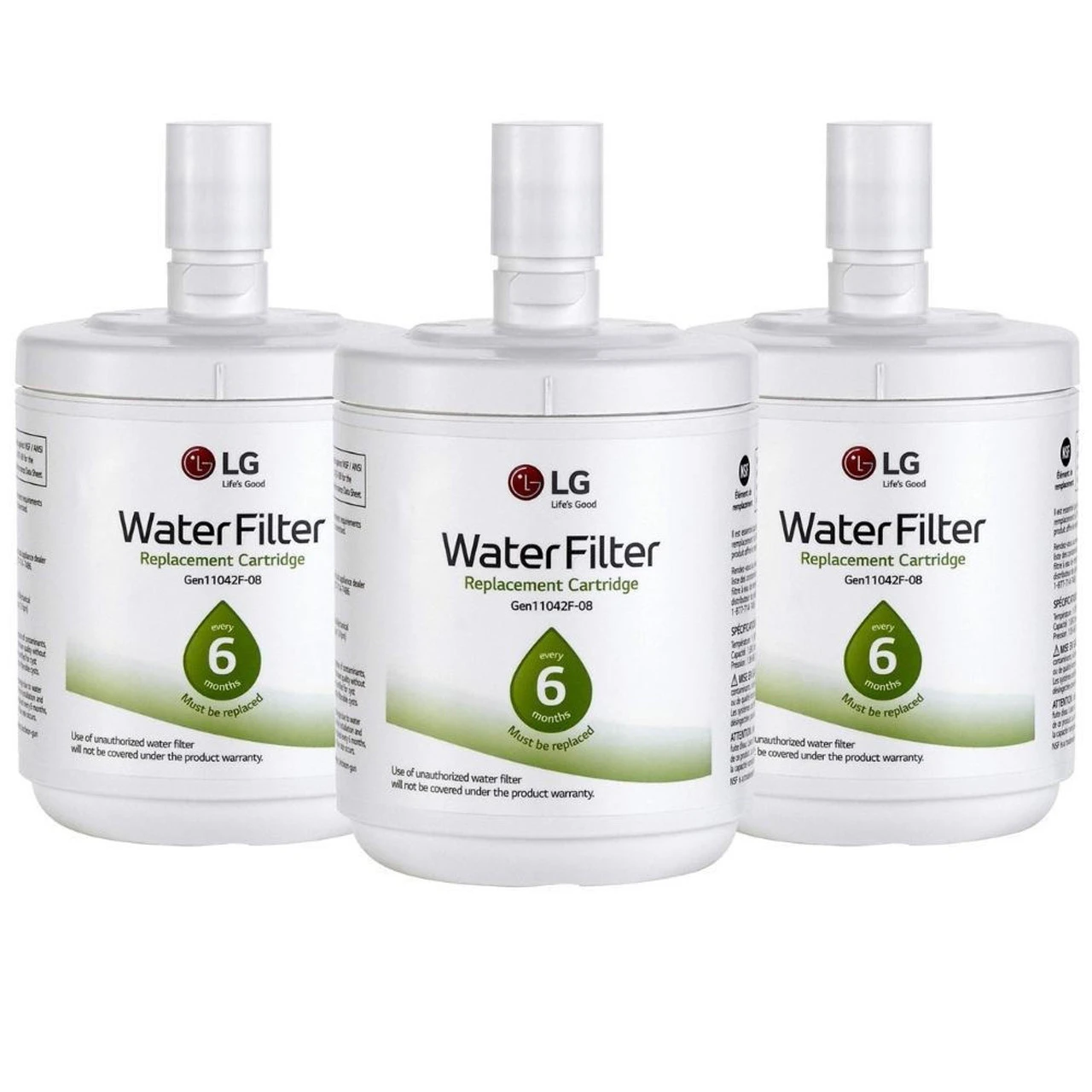 (3pk) LG LT500P 5231JA2002A Refrigerator Water Filter 4 (3pk) LG LT500P 5231JA2002A Refrigerator Water Filter - Image 2
