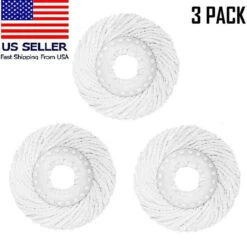 3Pack Replacement Microfiber Mop Head Refill For Spin Mop 360° Easy Cleaning US -Home Appliances Store 3pack replacement microfiber mop head refill for spin mop 360 easy cleaning us 42980.1710921980