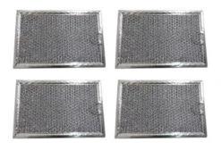 4 Pack Aluminum Mesh Microwave Grease Filter For Frigidaire 5304464105