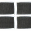 (4-PACK) Compatible With GE WB02X10733 JX81B Microwave Charcoal Carbon Filters