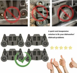 4 Pcs W10195416 Dishwasher Lower Dishrack Wheel W10195416V,AP5983730,Kenmore -Home Appliances Store 4 pcs w10195416 dishwasher lower dishrack wheel w10195416vap5983730kenmore 82112.1715476117