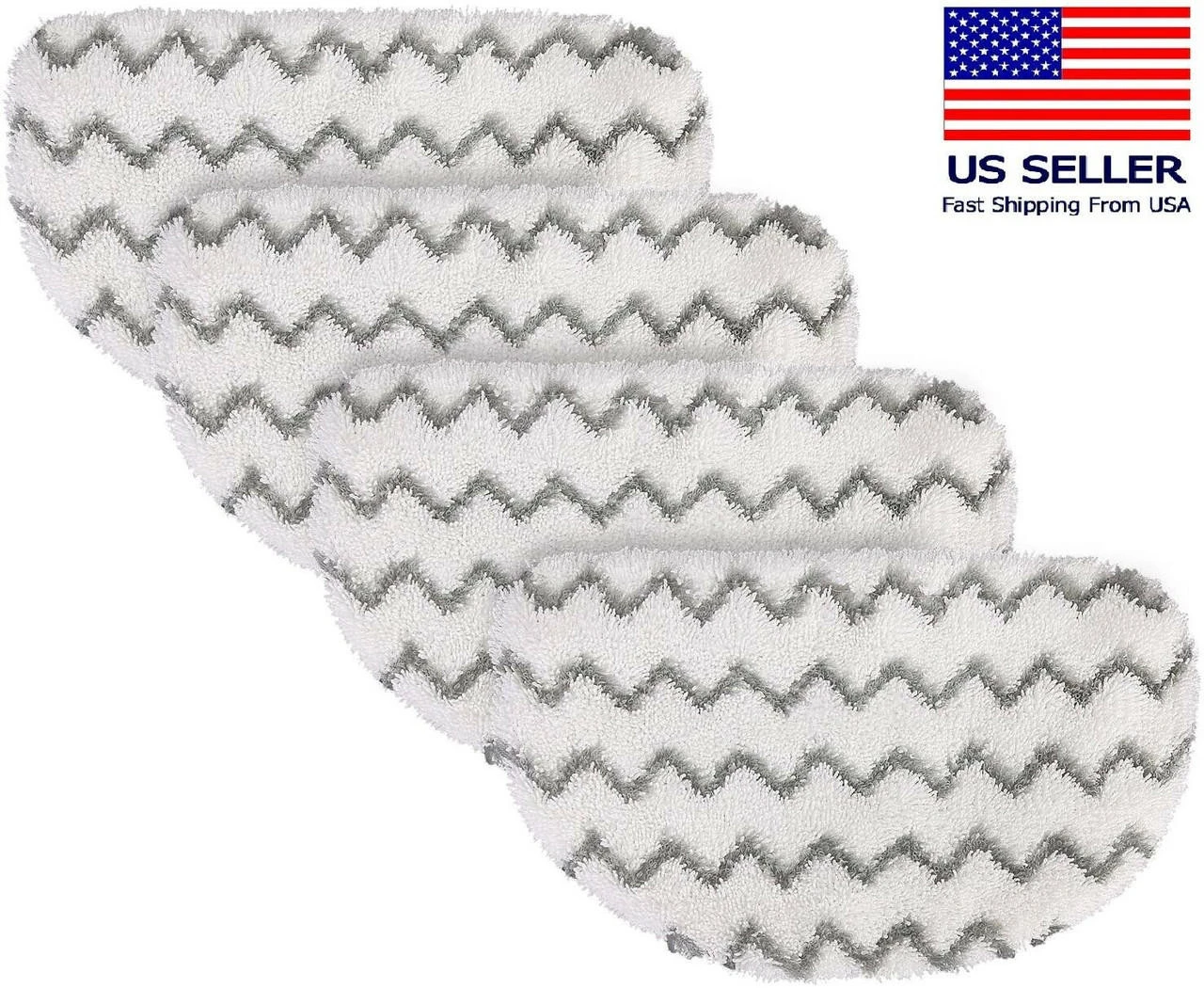 4 Pk Steam Mop Replacement Pad For Bissell Powerfresh 1940 1806 1544 1440 2075A 9 4 Pk Steam Mop Replacement Pad For Bissell Powerfresh 1940 1806 1544 1440 2075A - Image 7