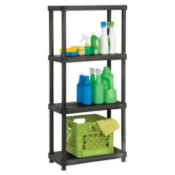 4 Tier Resin Garage Shelving Unit Sturdy Adjustable Storage Shelf Rack Shelves -Home Appliances Store 4 tier resin garage shelving unit sturdy adjustable storage shelf rack shelves 10271.1695874346