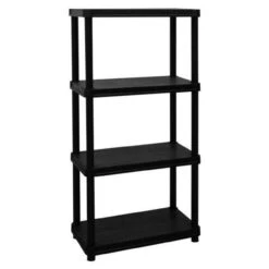4 Tier Resin Garage Shelving Unit Sturdy Adjustable Storage Shelf Rack Shelves -Home Appliances Store 4 tier resin garage shelving unit sturdy adjustable storage shelf rack shelves 81556.1695874346