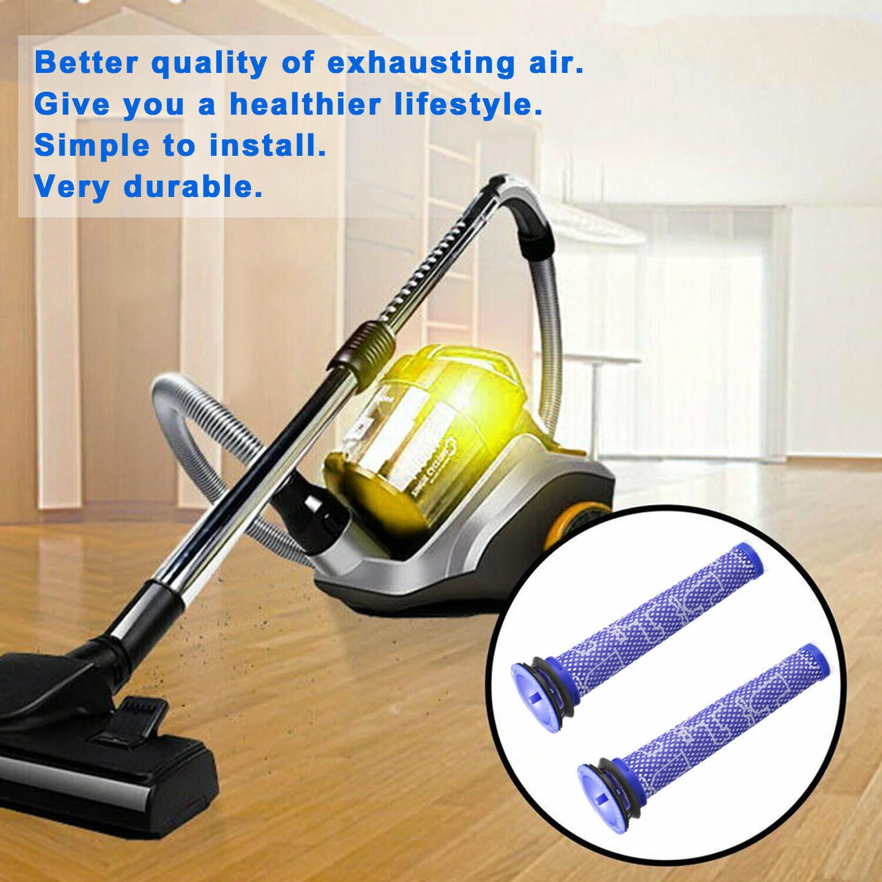 4Pack Filter Replacements 96566101 For Dyson V6 V7 V8 DC58 DC59 Vacuum Cleaners 3 4Pack Filter Replacements 96566101 For Dyson V6 V7 V8 DC58 DC59 Vacuum Cleaners