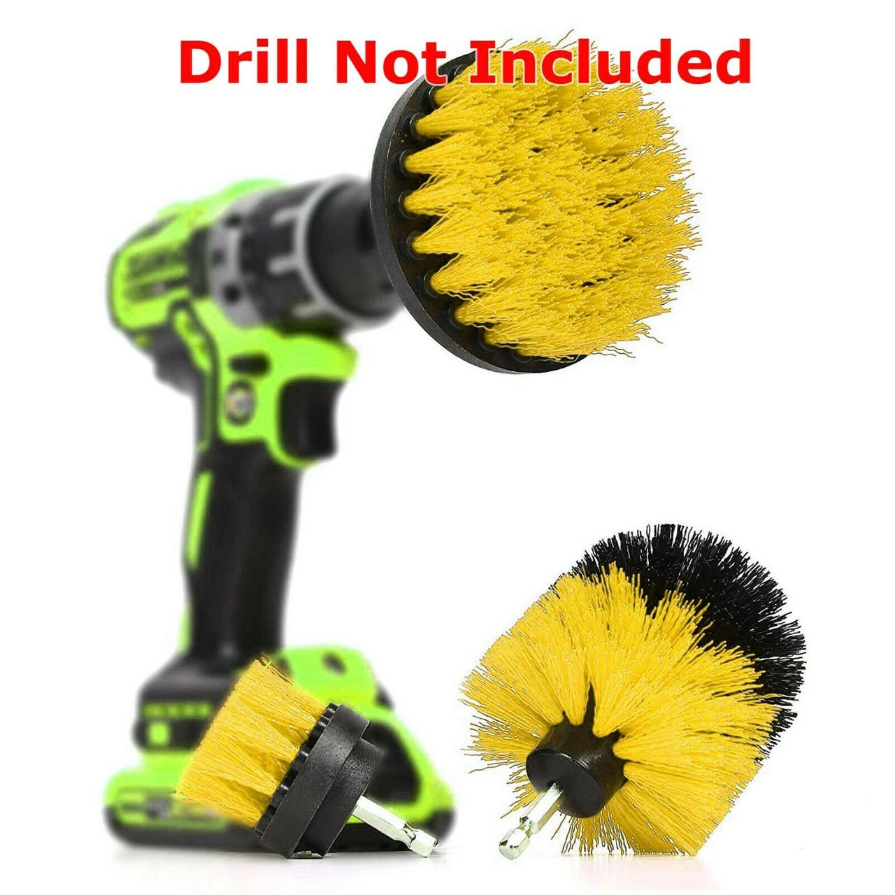 4PCs Home Drill Brush Attachment Power Scrubber Car Cleaning Kit Combo Scrub Tub 3 4PCs Home Drill Brush Attachment Power Scrubber Car Cleaning Kit Combo Scrub Tub