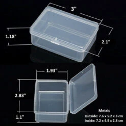 GENERIC 4PCS Small Plastic Storage Container Boxes Box DIY Coins Screws Jewelry Travel -Home Appliances Store 4pcs small plastic storage container boxes box diy coins screws jewelry travel 09467.1681991589