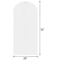 GENERIC 5 Pcs Garment Bag Travel Suit Dress Storage Clear Cover Full Zipper Coat Carrier -Home Appliances Store 5 pcs garment bag travel suit dress storage clear cover full zipper coat carrier 26518.1711386448