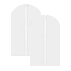 GENERIC 5 Pcs Garment Bag Travel Suit Dress Storage Clear Cover Full Zipper Coat Carrier -Home Appliances Store 5 pcs garment bag travel suit dress storage clear cover full zipper coat carrier 31707.1711386448