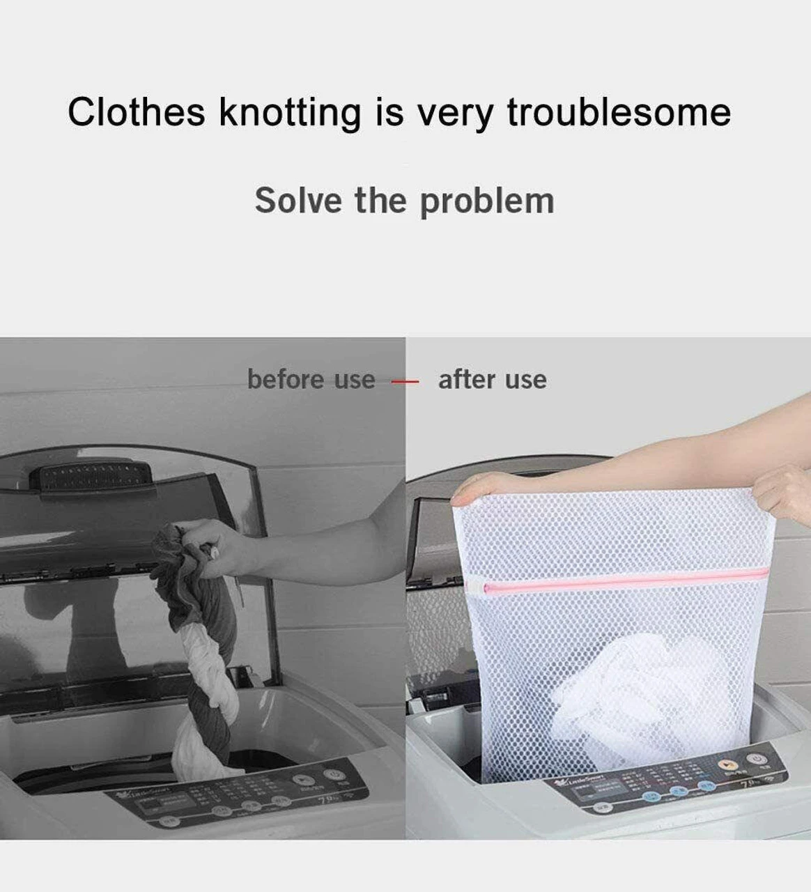 GENERIC 5 Zipped Wash Bag Mesh Net Laundry Washing Machine Lingerie Underwear Bra Socks 7 GENERIC 5 Zipped Wash Bag Mesh Net Laundry Washing Machine Lingerie Underwear Bra Socks - Image 5