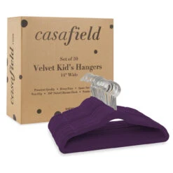 50 Velvet 14" Wide Kids Hangers For Children's Clothes Dresses Pants Shirts -Home Appliances Store 50 velvet 14 wide kids hangers for childrens clothes dresses pants shirts 14077.1719493453