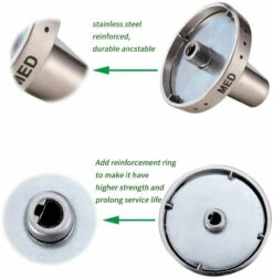 5Pcs DG64-00472A,DG64-00347A Stove Knobs Range Knobs Compatible With Samsung -Home Appliances Store 5pcs dg64 00472adg64 00347a stove knobs range knobs compatible with samsung 83729.1710302771