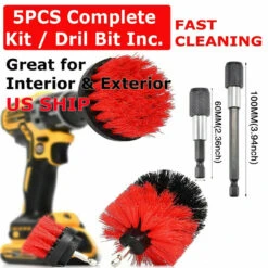 5PCS Drill Brush Set Power Scrubber Drill Attachments Carpet Tile Grout Cleaning -Home Appliances Store 5pcs drill brush set power scrubber drill attachments carpet tile grout cleaning 15752.1665650660
