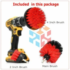 5PCS Drill Brush Set Power Scrubber Drill Attachments Carpet Tile Grout Cleaning -Home Appliances Store 5pcs drill brush set power scrubber drill attachments carpet tile grout cleaning 41320.1665651614