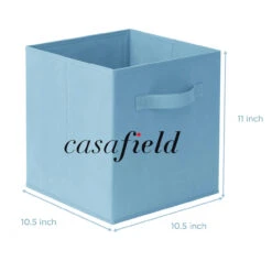 6 Collapsible Foldable Cloth Fabric Cubby Cube Storage Bins Baskets For Shelves -Home Appliances Store 6 collapsible foldable cloth fabric cubby cube storage bins baskets for shelves 03428.1697868373