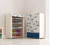 GENERIC 6 Layer 5 Shelf Shoes Cabinet Storage Organizer Shoe Rack Dustproof Standing -Home Appliances Store 6 layer 5 shelf shoes cabinet storage organizer shoe rack dustproof standing 25558.1706907990