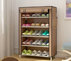 GENERIC 6 Layer 5 Shelf Shoes Cabinet Storage Organizer Shoe Rack Dustproof Standing -Home Appliances Store 6 layer 5 shelf shoes cabinet storage organizer shoe rack dustproof standing 26980.1706907989
